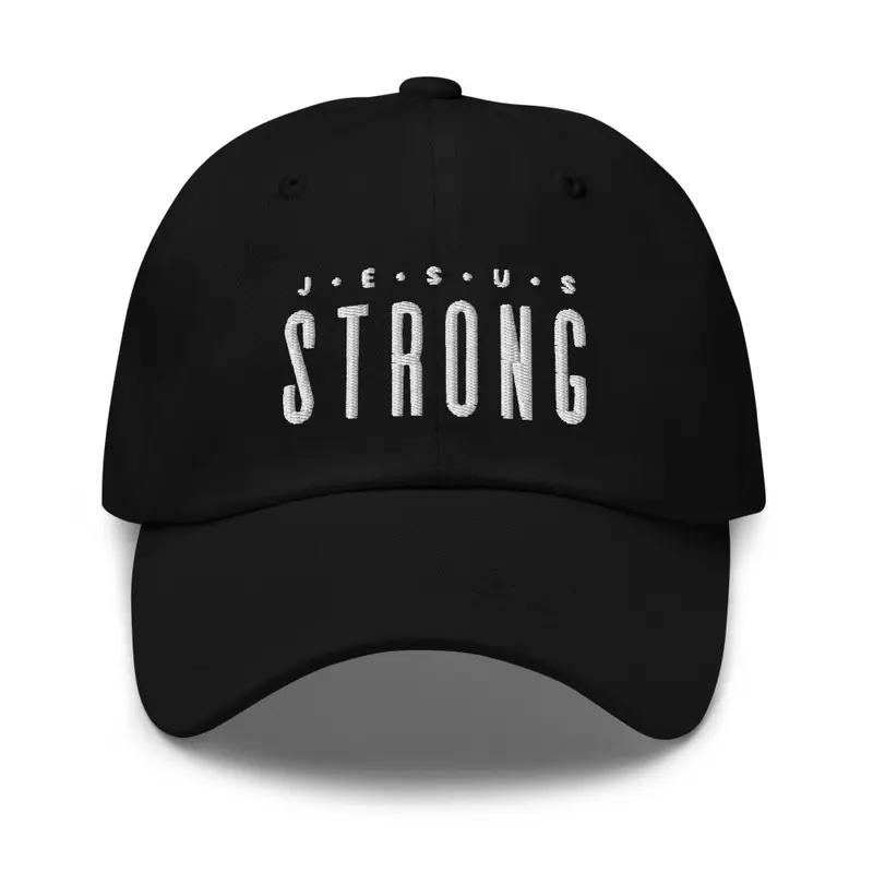 Jesus Strong Hat Front & Back